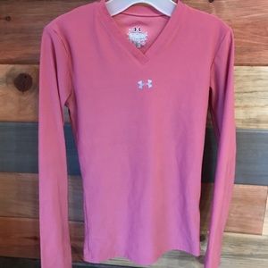 Salmon Under Armour long Sleeve shirt